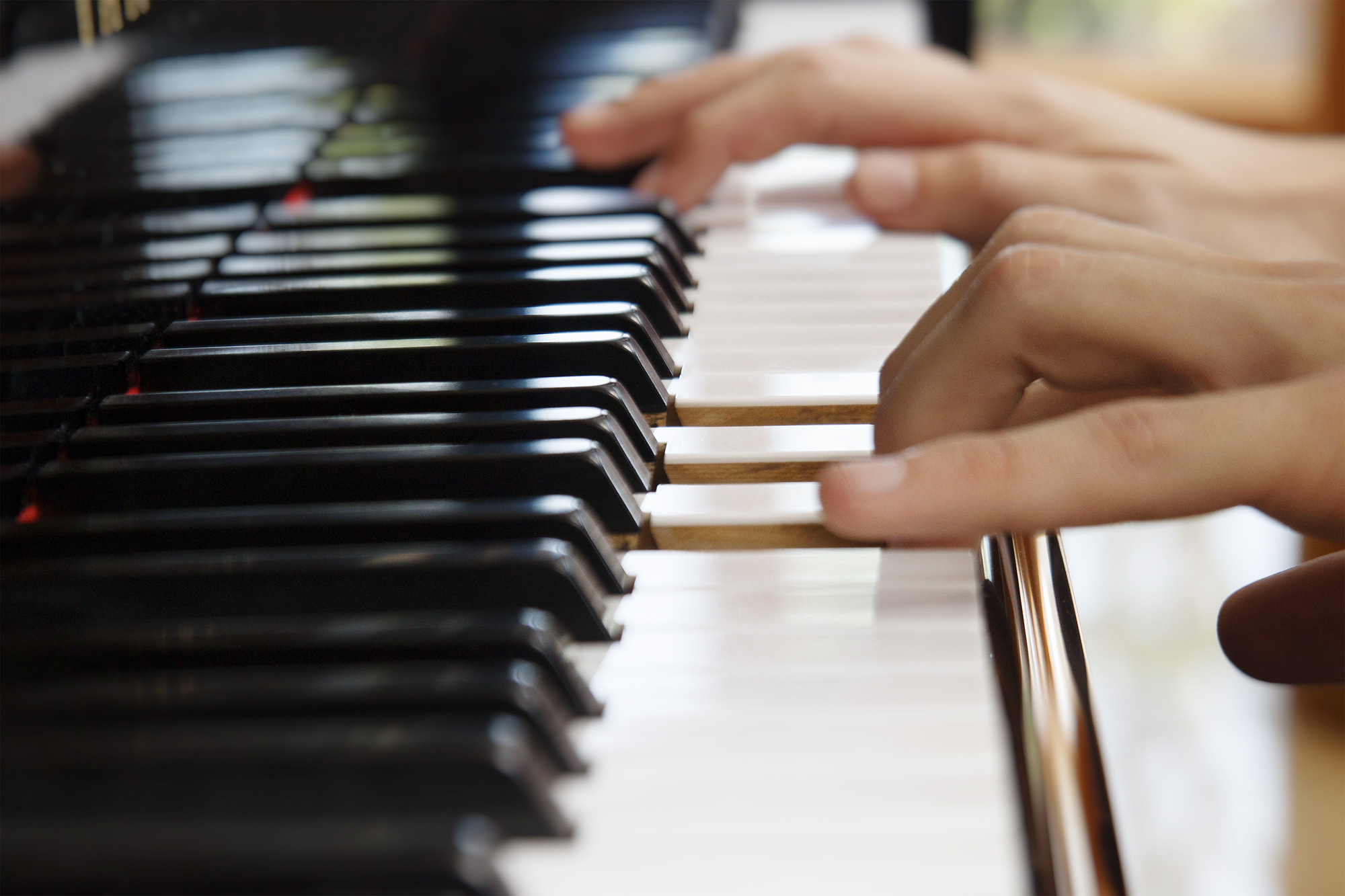 Gallery For > Person Playing Piano