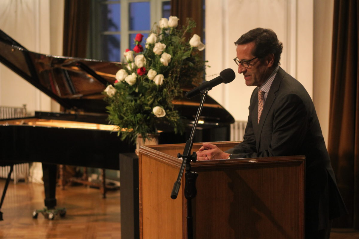 Discurso Pdte. Sociedad Chopin, Cristóbal Giesen Guerra